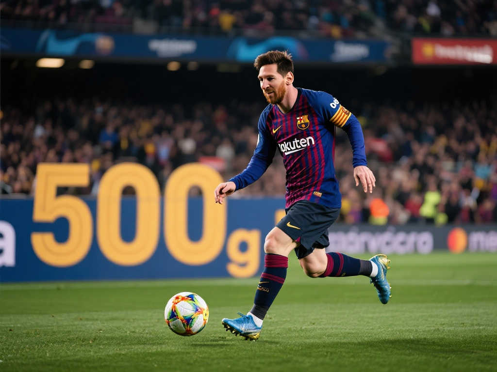 梅西联赛进球突破500大关,场均效率高达0.85球 梅西联赛进球突破500大关,场均效率高达0.85球